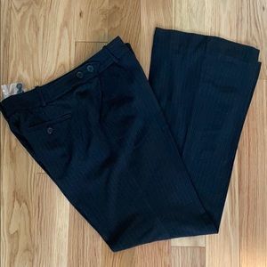 The Limited Black Pinstripe Pants